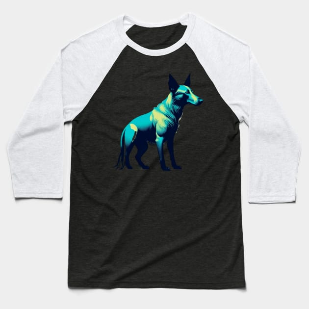 Kelpie Baseball T-Shirt by CHromatic.Blend